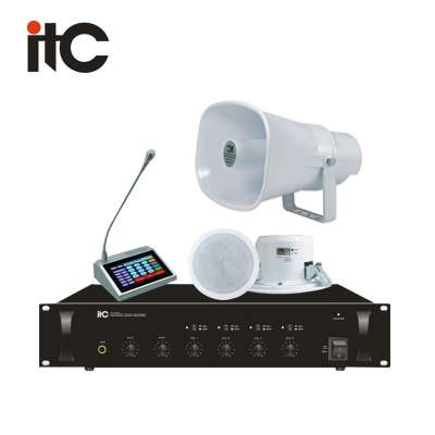 Professional 5 Zones IP Network PA Audio System for Office School Hotel